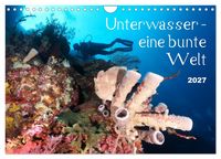 Produktbild: Unterwasser - eine bunte Welt (Wandkalender 2027 DIN A4 quer), CALVENDO Monatskalender