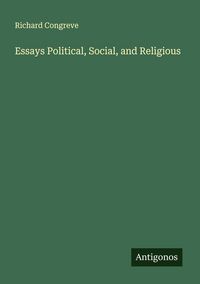 Produktbild: Essays Political, Social, and Religious