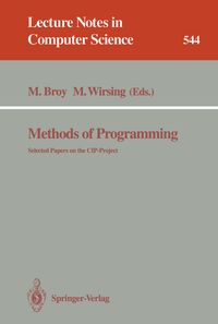 Bild vom Artikel Methods of Programming vom Autor Manfred Broy