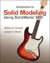 Produktbild: Howard, W: Introduction to Solid Modeling Using SolidWorks 2