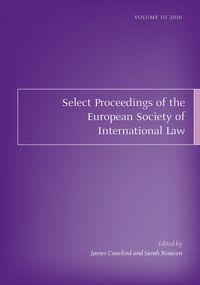 Produktbild: Select Proceedings of the European Society of International Law, Volume 3, 2010