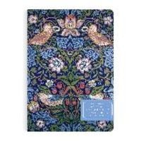Produktbild: William Morris Strawberry Thief Handmade Embroidered B5 Journal