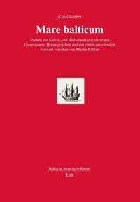 Produktbild: Garber, K: Mare balticum