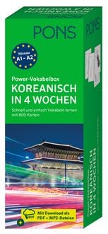 Produktbild: PONS Power-Vokabelbox Koreanisch in 4 Wochen