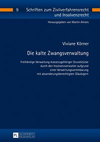 Produktbild: Die kalte Zwangsverwaltung