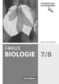 Produktbild: Fokus Biologie 7./8. BW L&ouml;s. m. Hilfektn.