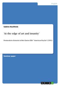 Produktbild: 'At the edge of art and insanity'