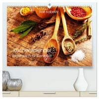 Produktbild: K&uuml;chenkalender Vegetarisch f&uuml;r Genie&szlig;er 2027 (hochwertiger Premium Wandkalender 2027 DIN A2 quer), Kunstdruck in Hochglanz