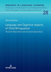 Produktbild: Language and Cognitive Aspects of Child Bilingualism