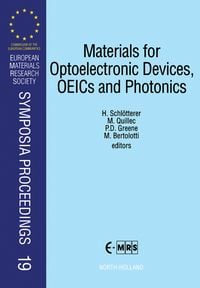 Produktbild: Materials for Optoelectronic Devices, OEICs and Photonics