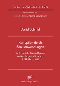 Produktbild: Korruption durch Bonuszuwendungen