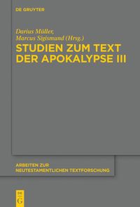 Produktbild: Studien zum Text der Apokalypse III