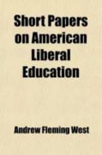 Produktbild: Short Papers on American Liberal Education