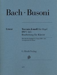 Produktbild: Ferruccio Busoni - Toccata d-moll f&uuml;r Orgel BWV 565