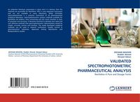 Produktbild: Validated Spectrophotometric Pharmaceutical Analysis
