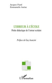 Produktbild: L'erreur &agrave; l'&eacute;cole