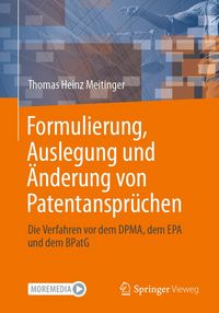 Produktbild: Formulierung, Auslegung und &Auml;nderung von Patentanspr&uuml;chen