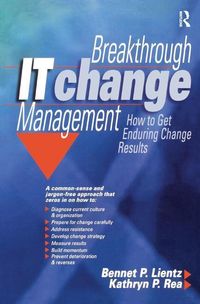 Produktbild: Lientz, B: Breakthrough IT Change Management