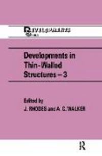 Produktbild: Developments in Thin-Walled Structures - 3