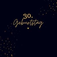 Produktbild: 30. Geburtstag- G&auml;stebuch Blanko