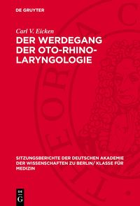 Produktbild: Der Werdegang der Oto-Rhino-Laryngologie