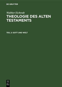 Produktbild: Gott und Welt