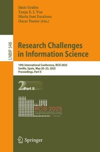 Produktbild: Research Challenges in Information Science