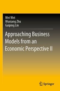Produktbild: Approaching Business Models from an Economic Perspective II