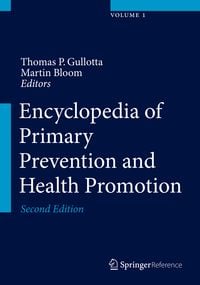 Produktbild: Encyclopedia of Primary Prevention and Health Promotion