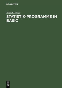 Produktbild: Statistik-Programme in BASIC