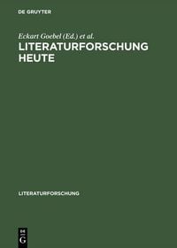 Produktbild: Literaturforschung heute
