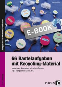Produktbild: 66 Bastelaufgaben mit Recycling-Material