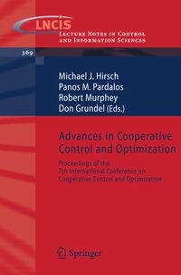 Produktbild: Advances in Cooperative Control and Optimization