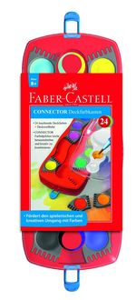 Produktbild: Farbkasten Connector 24 Farben rot