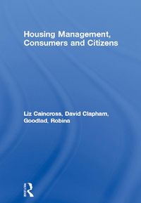 Produktbild: Housing Management, Consumers and Citizens