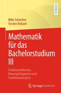 Produktbild: Mathematik f&uuml;r das Bachelorstudium III