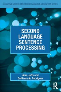 Produktbild: Second Language Sentence Processing