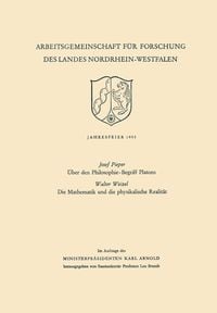 Produktbild: &Uuml;ber den Philosophie-Begriff Platons. Die Mathematik und die physikalische Realit&auml;t