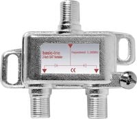Produktbild: Renkforce SAT-Verteiler 2-fach 5 - 2200MHz
