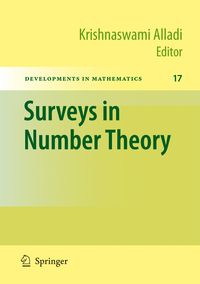 Produktbild: Surveys in Number Theory