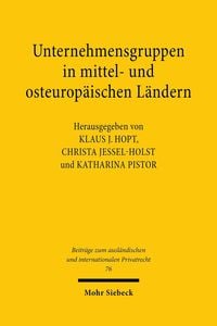 Produktbild: Unternehmensgruppen in mittel- und osteurop&auml;ischen L&auml;ndern