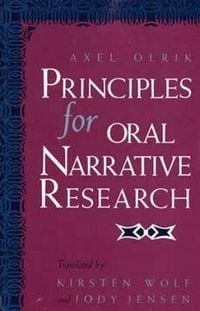 Produktbild: Principles for Oral Narrative Research