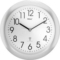 Produktbild: Mebus 52451 Funk Wanduhr 25cm x 40mm Silber