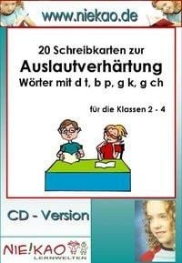 Produktbild: Mit Strategien lernen - Schreibkarten Auslautverh&auml;rtung