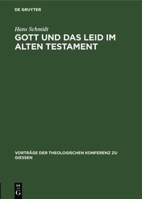 Produktbild: Gott und das Leid im Alten Testament