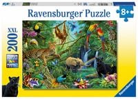 Produktbild: Puzzle Ravensburger Tiere im Dschungel 200 Teile XXL