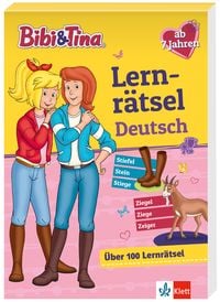 Produktbild: Bibi & Tina: Mein Lernrätsel-Block Deutsch für die 2. Klasse