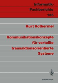 Produktbild: Kommunikationskonzepte f&uuml;r verteilte transaktionsorientierte Systeme