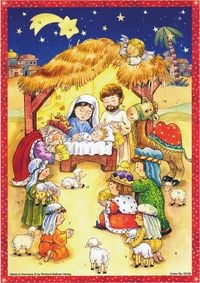 Produktbild: Adventskalender "An der Krippe"