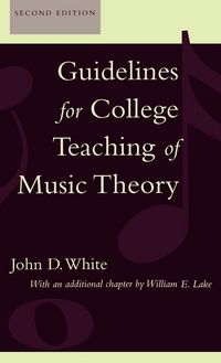 Produktbild: Guidelines for College Teaching of Music Theory